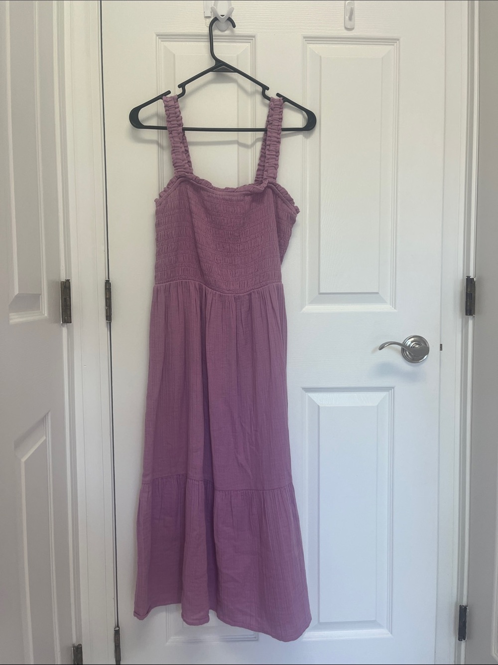 GAP Lavender Smocked Maxi Dress